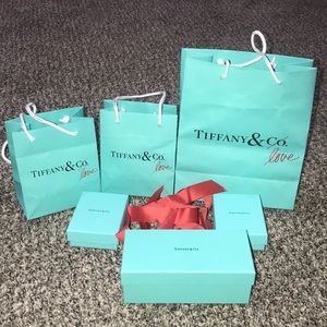 Tiffany and Co. storage bags/boxes